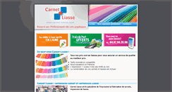 Desktop Screenshot of carnets-liasses.com